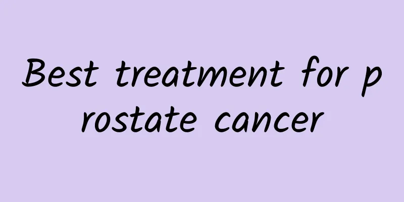 Best treatment for prostate cancer