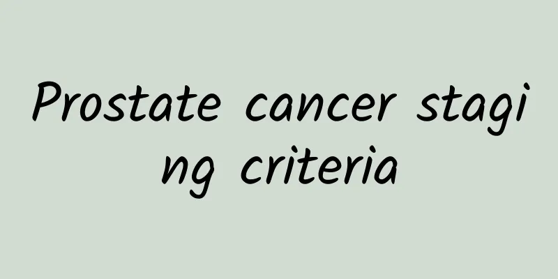 Prostate cancer staging criteria
