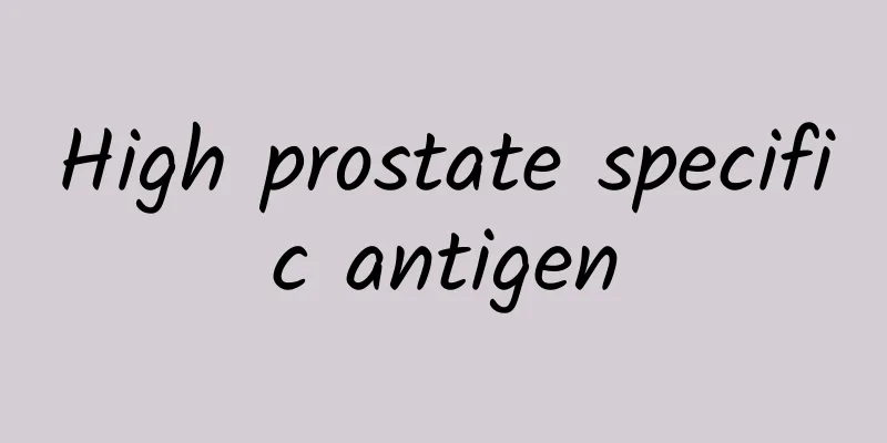 High prostate specific antigen