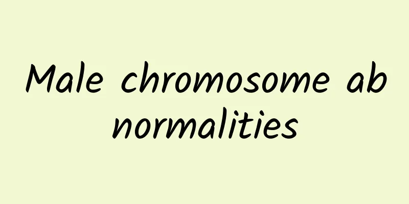 Male chromosome abnormalities