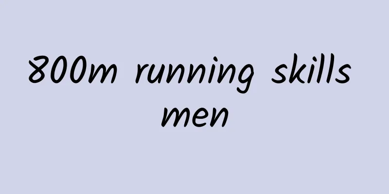 800m running skills men