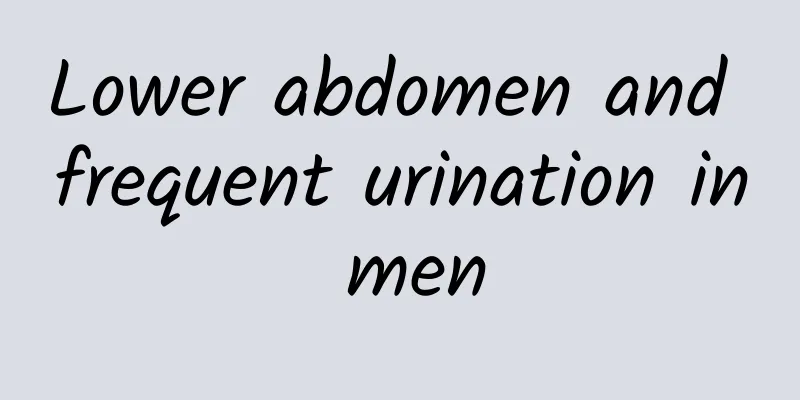 Lower abdomen and frequent urination in men