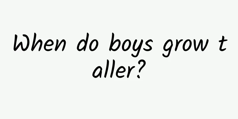 When do boys grow taller?