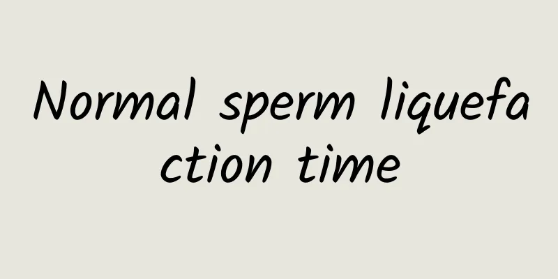 Normal sperm liquefaction time