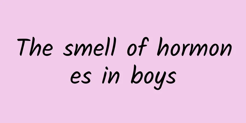 The smell of hormones in boys