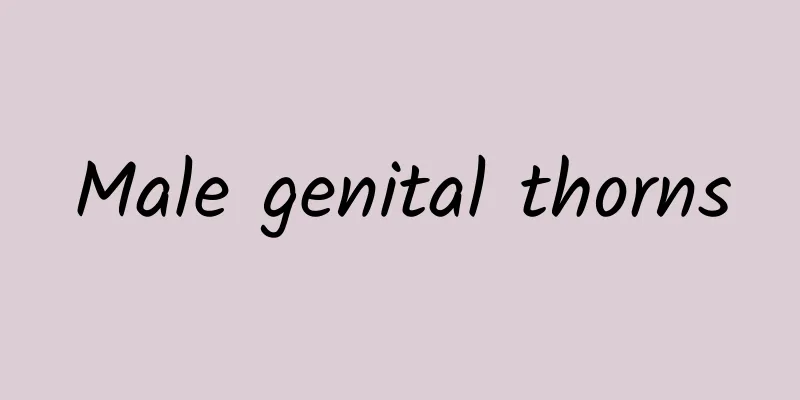 Male genital thorns