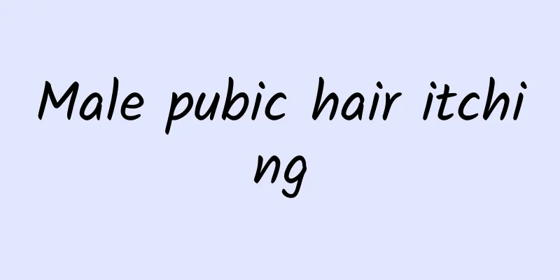Male pubic hair itching