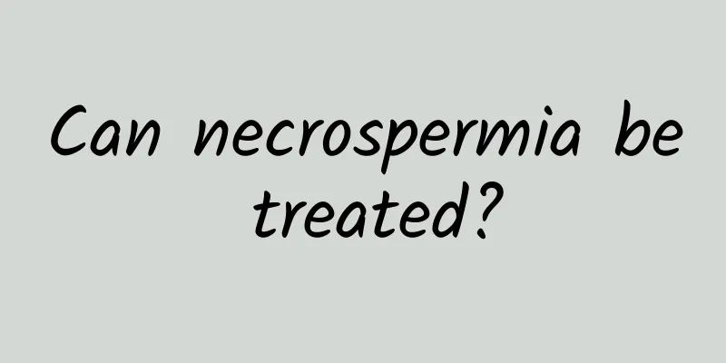 Can necrospermia be treated?