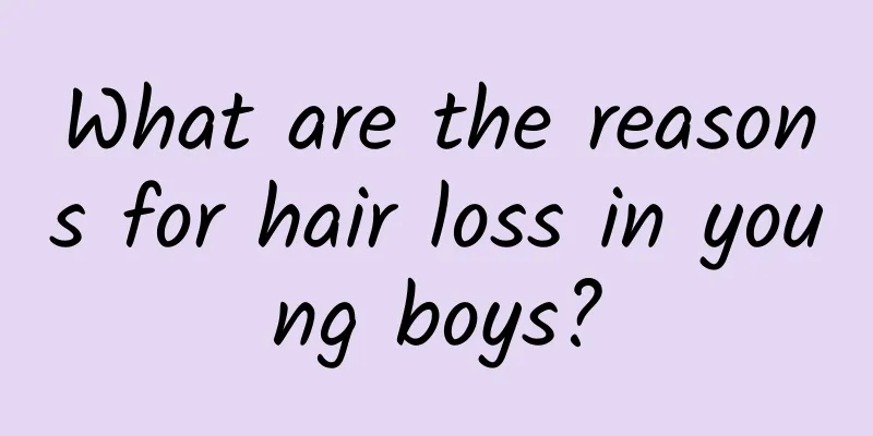 What are the reasons for hair loss in young boys?