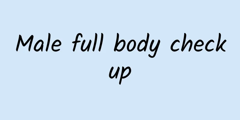 Male full body checkup