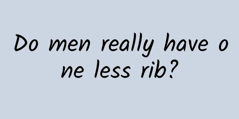 Do men really have one less rib?