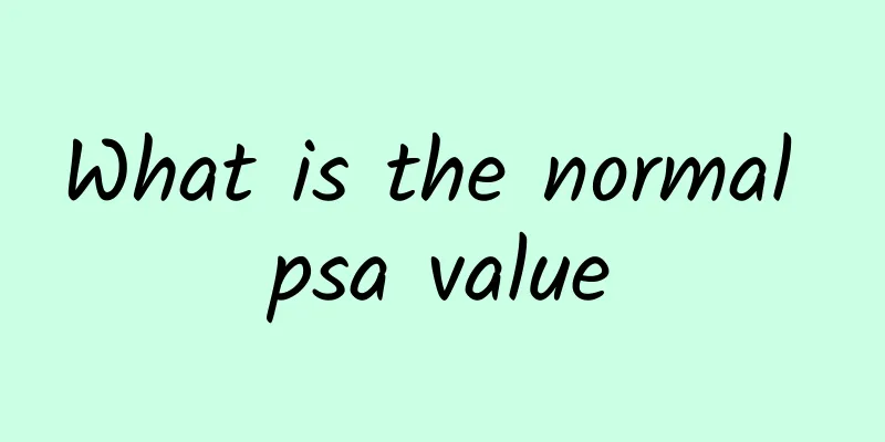 What is the normal psa value