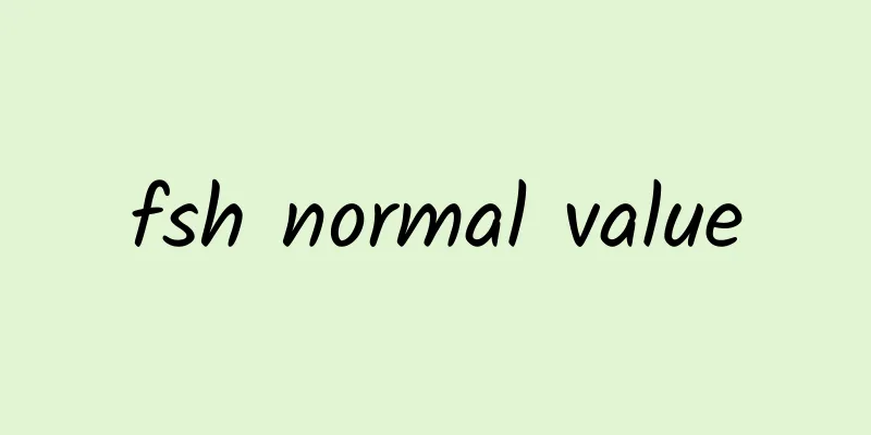 fsh normal value