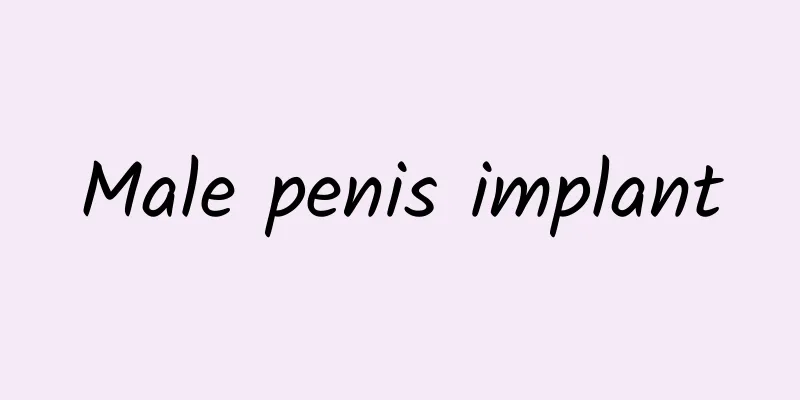 Male penis implant