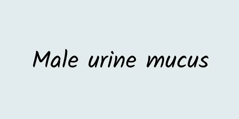 Male urine mucus