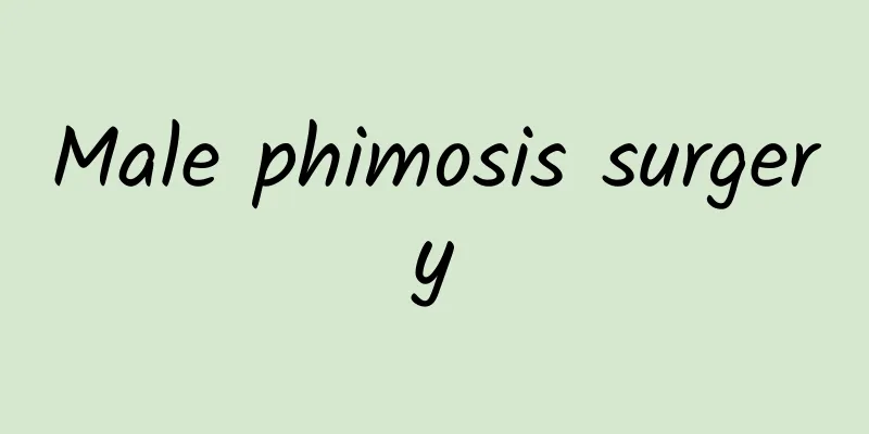 Male phimosis surgery