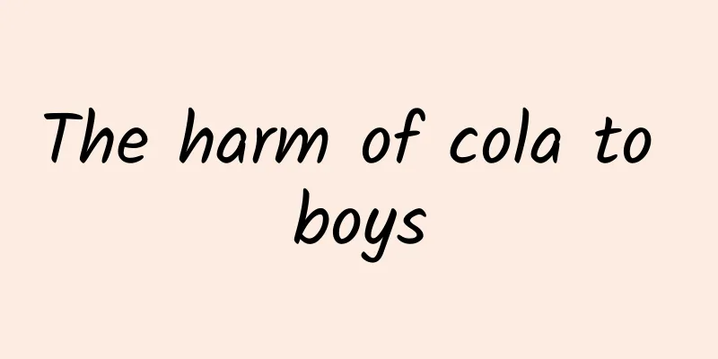 The harm of cola to boys