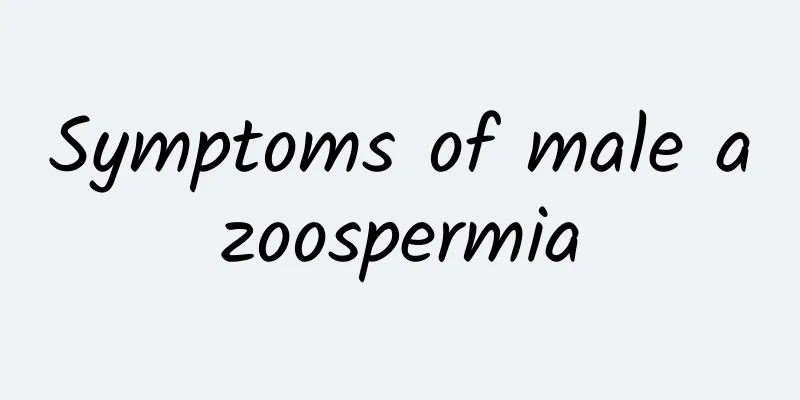 Symptoms of male azoospermia