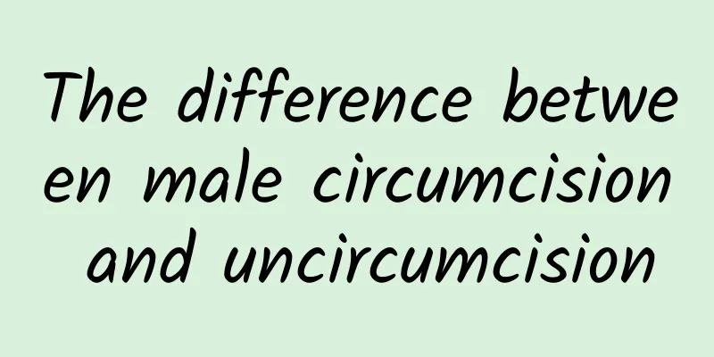 The difference between male circumcision and uncircumcision