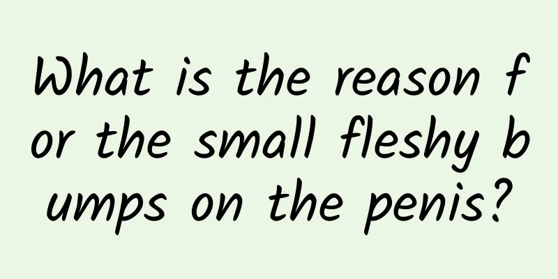What is the reason for the small fleshy bumps on the penis?