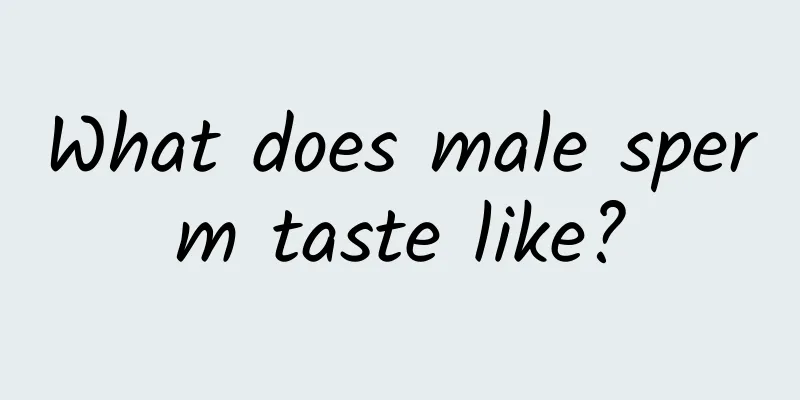 What does male sperm taste like?