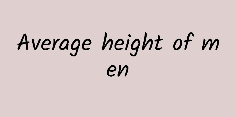Average height of men