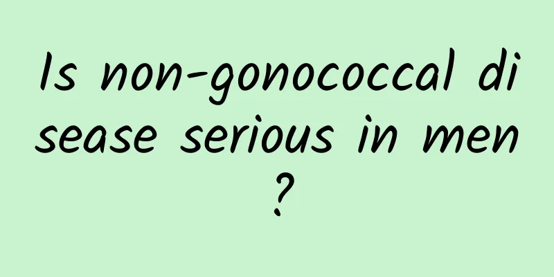 Is non-gonococcal disease serious in men?