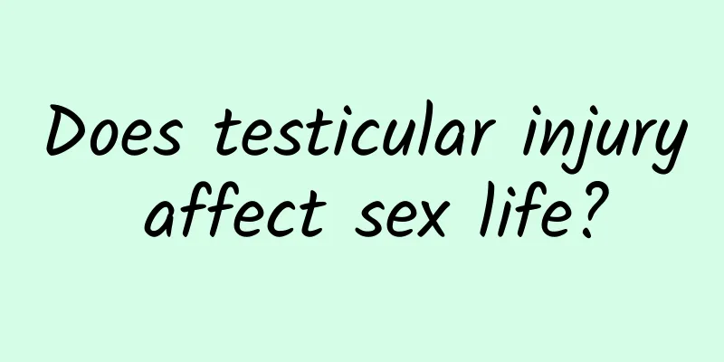Does testicular injury affect sex life?