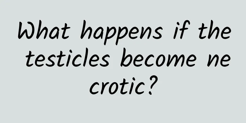 What happens if the testicles become necrotic?