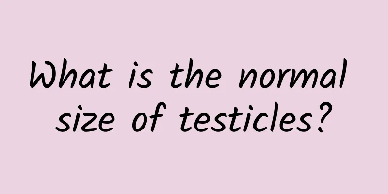 What is the normal size of testicles?