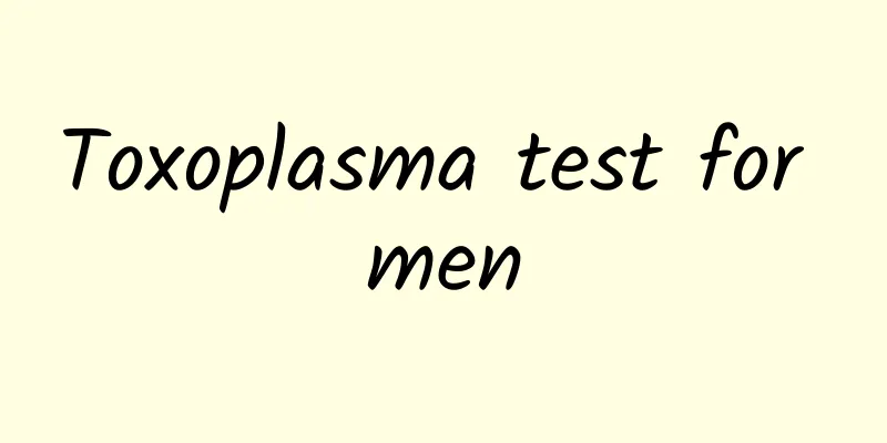 Toxoplasma test for men