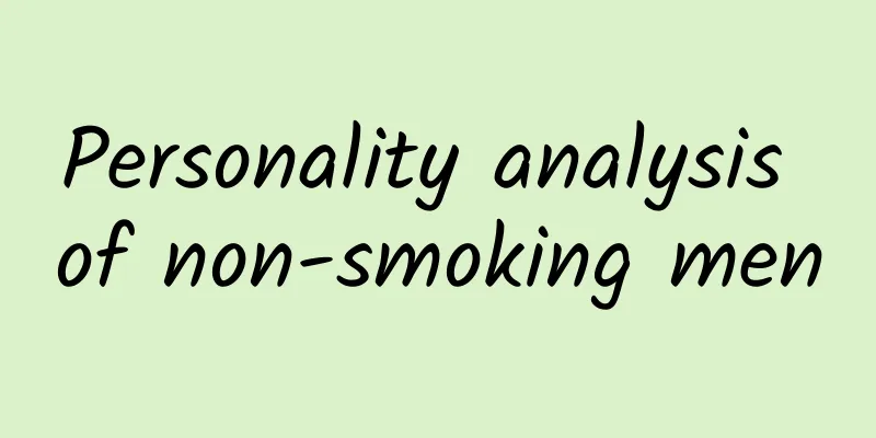 Personality analysis of non-smoking men