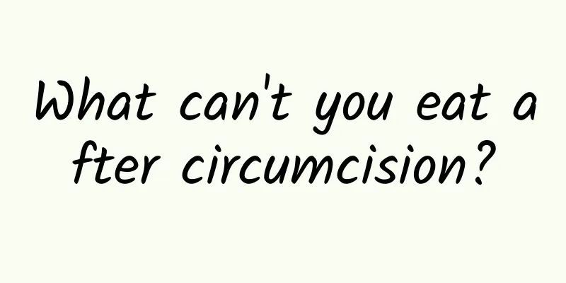 What can't you eat after circumcision?