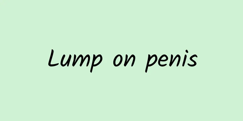Lump on penis