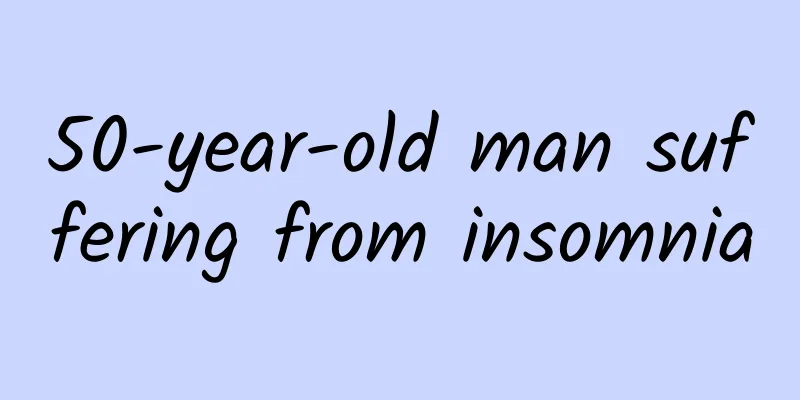 50-year-old man suffering from insomnia