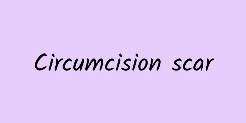 Circumcision scar