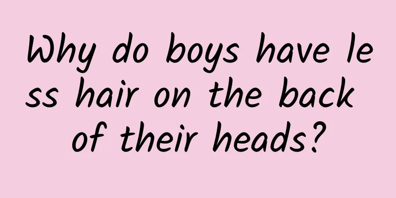 Why do boys have less hair on the back of their heads?