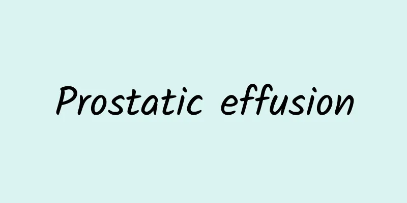 Prostatic effusion