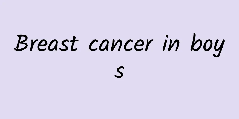 Breast cancer in boys