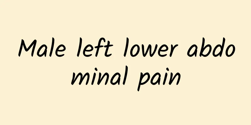 Male left lower abdominal pain