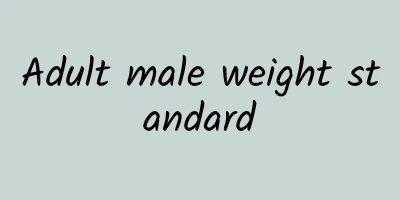Adult male weight standard