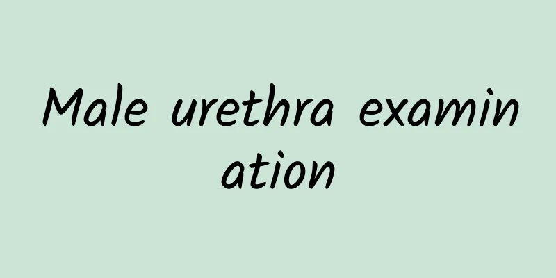 Male urethra examination