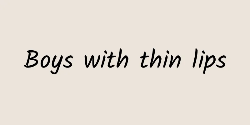 Boys with thin lips