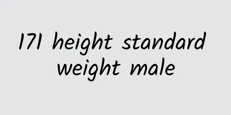 171 height standard weight male