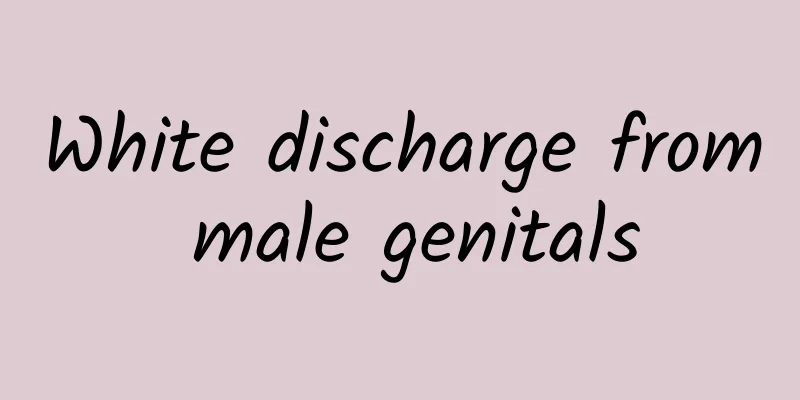 White discharge from male genitals