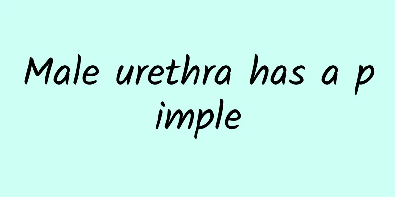 Male urethra has a pimple