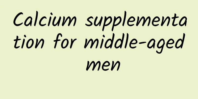 Calcium supplementation for middle-aged men