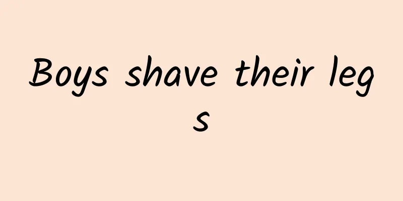 Boys shave their legs