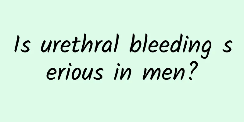Is urethral bleeding serious in men?