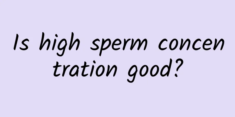 Is high sperm concentration good?